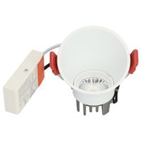 BM100-09 Rond vast wallwasher 10,5cm Wit
