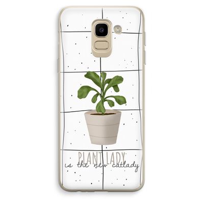 Kamerplant op vensterruit: Samsung Galaxy J6 (2018) Transparant Hoesje