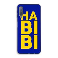 Habibi Blue: Samsung Galaxy A7 (2018) Transparant Hoesje