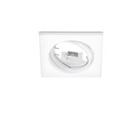 Trio vierkante inbouwspotJura 8cm wit - 650000131