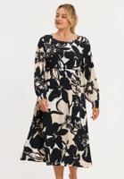 Yoek Jurk OMBRE | Beige | Maat 50/52