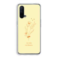 No rain no flowers: OnePlus Nord CE 5G Transparant Hoesje