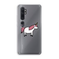 Eenhoorn: Xiaomi Mi Note 10 Pro Transparant Hoesje