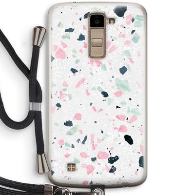 Terrazzo N°3: LG K10 (2016) Transparant Hoesje met koord