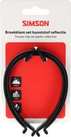 Broekklemmen Simson kunststof reflecterend