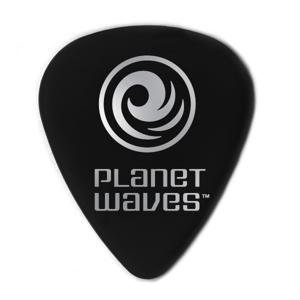 D&apos;Addario 1CBK7-10 black celluloid plectra 10 pack extra heavy