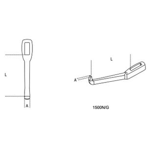 Beta Losse armen voor model 1500N 1500N/G3-4 - 015000653