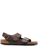 Birkenstock sandales Milano à boucles - Marron - thumbnail