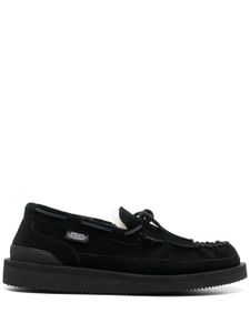 Suicoke mocassins à doublure lainée - Noir