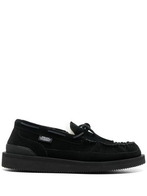 Suicoke mocassins à doublure lainée - Noir