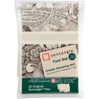 Tekenpapier Talens Sakura Zentangle Wit 20 Onderdelen