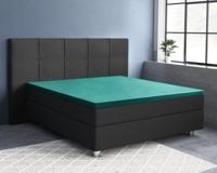 RoyalTextile - Topper Hoeslaken Katoen-Satijn - Donkergroen - 180 x 200 RoyalTextile - Topper Hoeslaken Katoen-Satijn - Donkergroen - 180 x 200