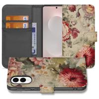 Hoesje voor Samsung Galaxy S25 Edge Bloemen | Portemonnee hoesje