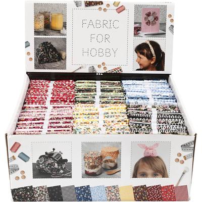Creativ Company Patchwork stof, afm 45x55 cm, 100 gr, diverse kleuren, 48 bol/ 1 doos