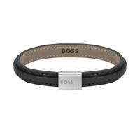 Hugo Boss 1580328S Leer 25 cm Heren armband