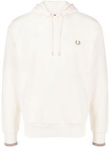 Fred Perry hoodie à logo brodé - Jaune