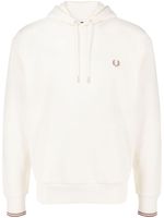 Fred Perry hoodie à logo brodé - Jaune