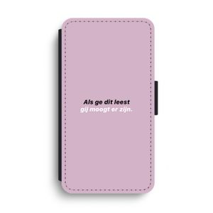 gij moogt er zijn: iPhone XS Max Flip Hoesje