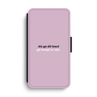 gij moogt er zijn: iPhone XS Max Flip Hoesje