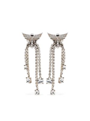 Zadig&Voltaire boucles d'oreilles serties de cristaux - Argent