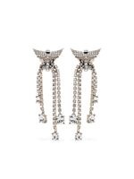 Zadig&Voltaire crystal-embellished drop earrings - Argent - thumbnail