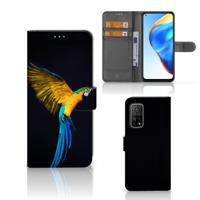 Xiaomi Mi 10T Pro | Mi 10T | Telefoonhoesje | Met pasjeshouder | Papegaai