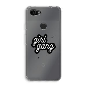 Girl Gang: Google Pixel 3a Transparant Hoesje