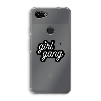 Girl Gang: Google Pixel 3a Transparant Hoesje