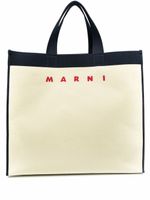 Marni sac à main à logo imprimé - Tons neutres