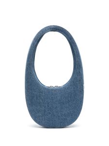 Coperni sac porté épaule Swipe en jean - Bleu