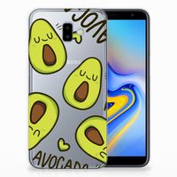 Samsung Galaxy J6 Plus (2018) Telefoonhoesje met Naam Avocado Singing - thumbnail