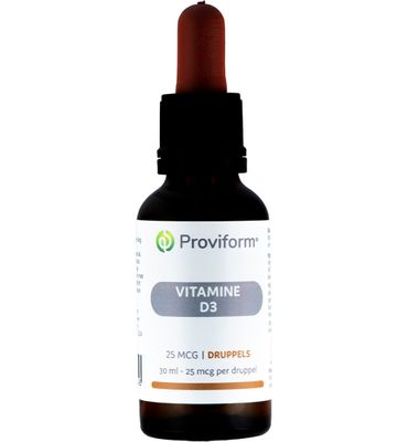 Proviform Proviform Vitamine D3 25mcg Druppels (30ml) Proviform Proviform Vitamine D3 25mcg Druppels (30ml)