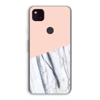 A touch of peach: Google Pixel 4a 5G Transparant Hoesje