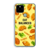 Eat Balanced: Google Pixel 5 Transparant Hoesje
