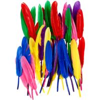 Creativ Company Veren, l: 13 cm, diverse kleuren, 48 stuk/ 1 doos