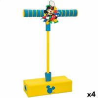 Pogo-jumper Mickey Mouse 3D Geel Kinderen (4 Stuks)