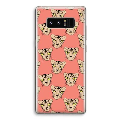 Tijger: Samsung Galaxy Note 8 Transparant Hoesje