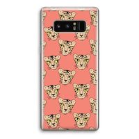 Tijger: Samsung Galaxy Note 8 Transparant Hoesje
