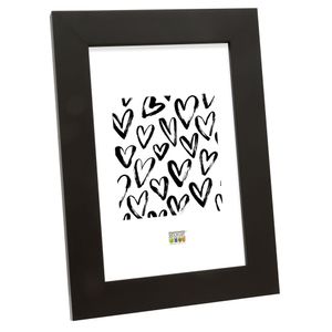 Deknudt Brede kader in tijdloos zwart 13x18 S43BK2
