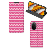 Xiaomi Mi 11i | Poco F3 Hoesje met Magneet Waves Pink