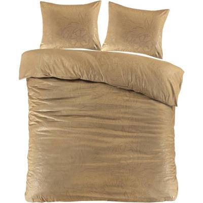 2e Halve Prijs Leen Bakker - Dekbedovertrek Mason - Oker - 200x220 Cm - Microvezel - Geel#Goudkleurig