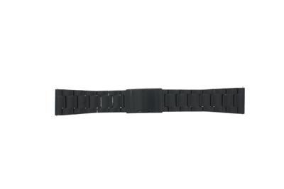 Horlogeband Fossil FS5971 / Machine Staal Zwart 24mm