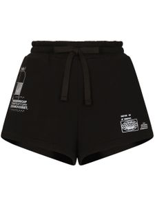 Dolce & Gabbana DGVIB3 coordinate-print cotton shorts - Noir