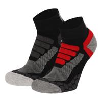 Xtreme Wandelsokken Quarter 2-pack Multi Black-42/45