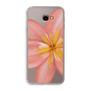 Pink Ellila Flower: Samsung Galaxy J4 Plus Transparant Hoesje