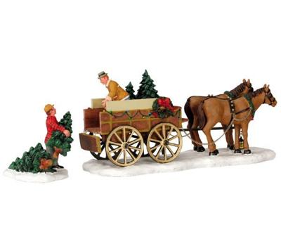 Christmas tree wagon - Lemax