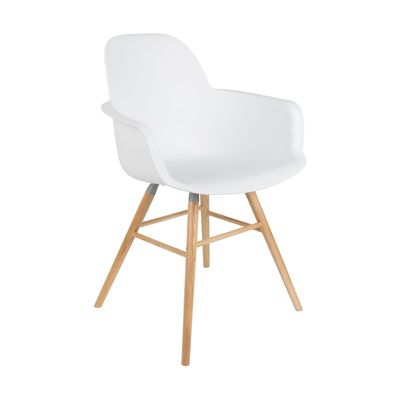 Zuiver Albert Kuip armstoel White