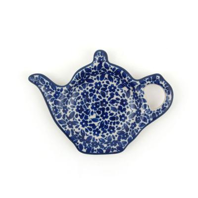 Teabag Dish Teapot - Indigo