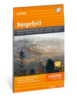 Wandelkaart Turkart Børgefjell | Noorwegen | Calazo