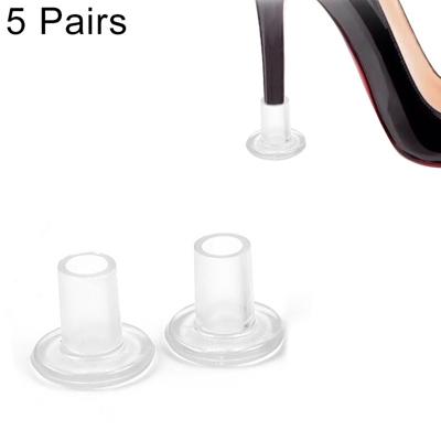 5 Parijs antislip-slijtvaste verhoging schoenen hoge Stiletto hak Protector Caps willekeurige kleur Delivery(Transparent)
